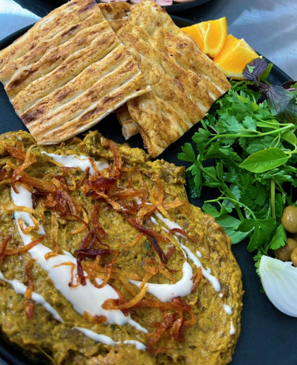 کشک بادمجون + دورچین